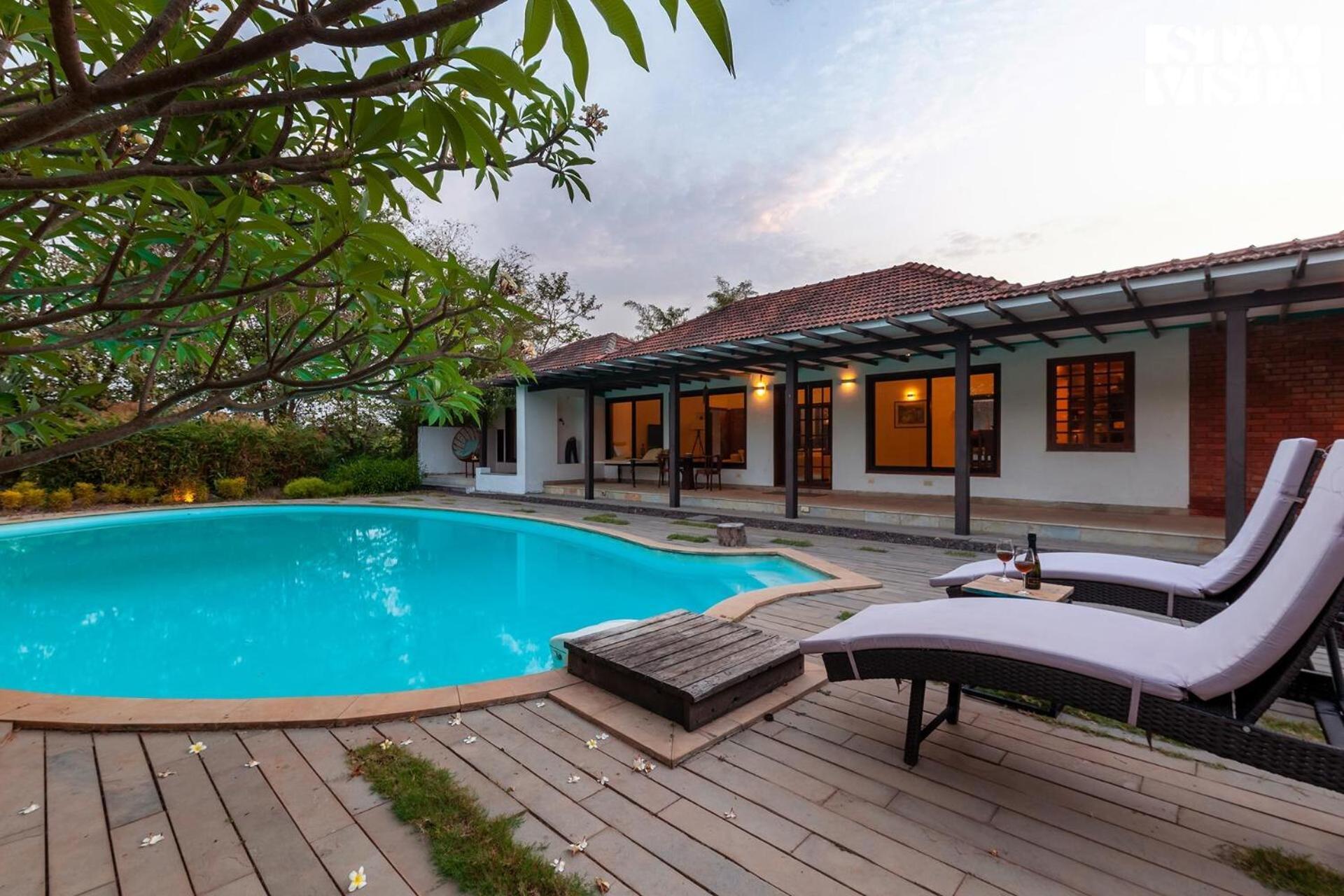 Wander Beyond By Stayvista - Featuring A Bali-Themed Abode And A Refreshing Swimming Pool Alibag Exterior photo