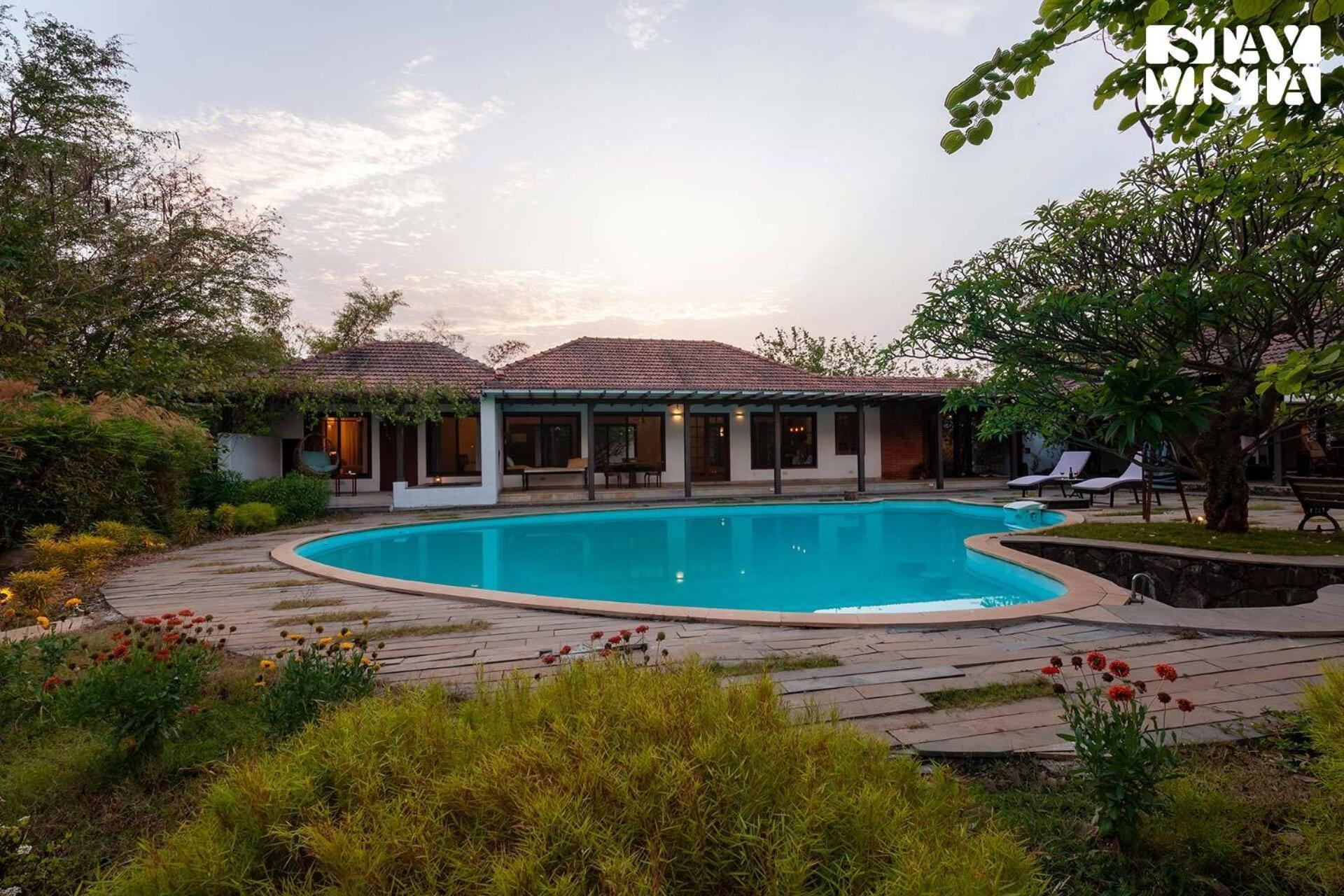 Wander Beyond By Stayvista - Featuring A Bali-Themed Abode And A Refreshing Swimming Pool Alibag Exterior photo